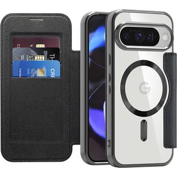 Pouzdro na mobilní telefon Pouzdro Techsuit SmartMag Book pro Google Pixel 10/10 Pro černé