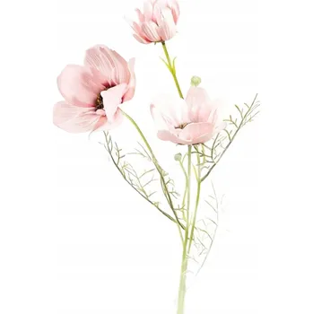umělá květina Umělá Větvička EMRA růžové máky 76 cm HOMLA