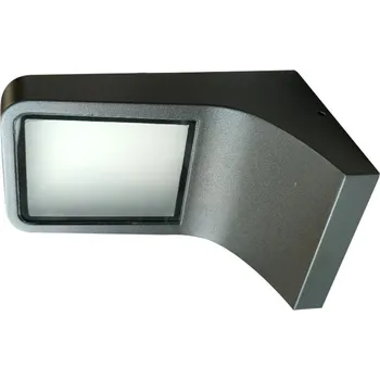 Venkovní osvětlení Venkovní nástěnné svítidlo Lumilight šedé, integrovaný LED zdroj 10 W