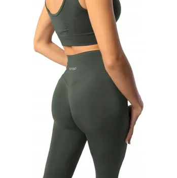 Dámské legíny SPAIO Dámské sportovní legíny FITNESS FLEX INNERGY 2.0 khaki S