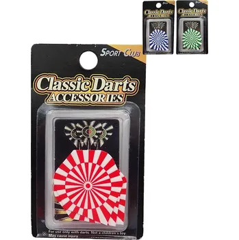 Acra ACRA Náhradní letky k závodním šipkám set 3ks 3 barvy TA31