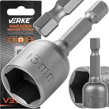 Gola sada Magnetická hlavice HEX 13mm, Verke V39225