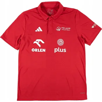 Pánské tričko Polo tričko adidas Polsko Volejbal Červené pánské (IA0419C) - 2XL