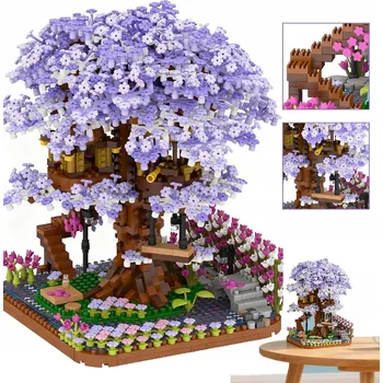 ostatní stavebnice Stavebnice Konstrukcyjne Japonské stromy Třešně Příroda Rostliny Sada Dárek