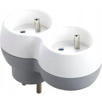 Elektrická zásuvka Elektrická Zásuvka rozbočka Libox bílá