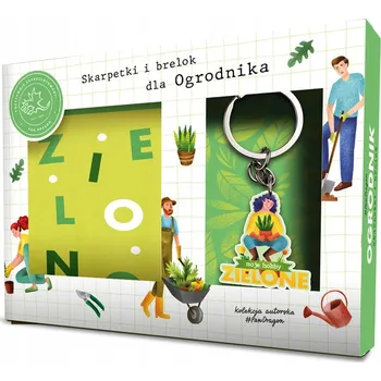 DÁREK PONOŽKY PRO ZAHRADNÍKA, PONOŽKY A PŘÍVĚŠEK NA KLÍČE PŘÍVĚSEK NA KLÍČE