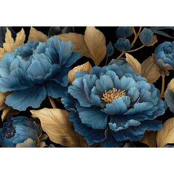 Fototapeta FOTOTAPETA KVĚTY LISTY GLAMOUR LOŽNICE OBÝVACÍ POKOJ TAPETA VLIESOVÁ 150x105