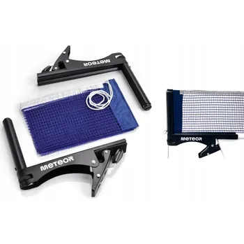 Sada Síťky a Držáků na Stolní Tenis Meteor Clip Ping Pong Fit