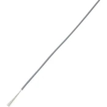 elektrický kabel TRU COMPONENTS 1570173 lanko/ licna, LiY, 1 x 0.14 mm², šedá, 25 m