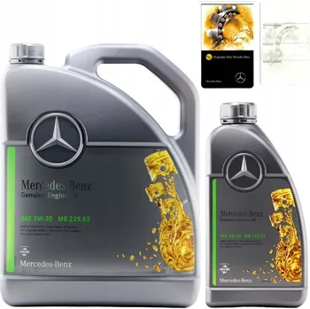 Motorový olej Olej 5W30 Mercedes MB 229.52 6L 5W-30 Originální Mercedes