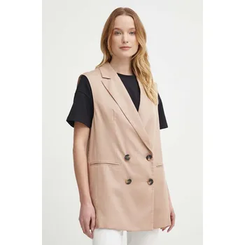 Dámská vesta Vesta Sisley 283GLJ00I béžová 80X, vel. 38
