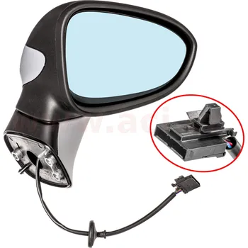 zp. zrcátko el. ovládané vyhřívané část pro lak část černá matná 5Pin P