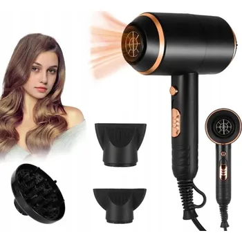 Fén PROFESIONÁLNÍ FÉN NA VLASY 1700W ULTRA IONIZACE + 3 NÁSTAVCE
