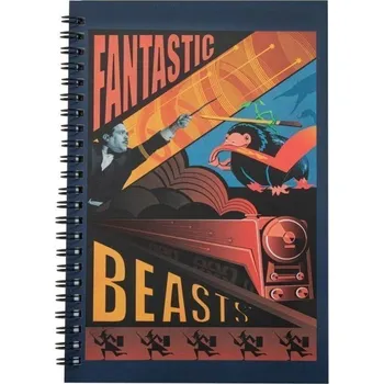 Blok Fantastická zvířata zápisník - On a Journey