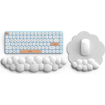 Podložka pod myš Podložka pod myš Ergonomická Podložka pod Zápěstí s Pěnovou Opěrkou pro Klávesnici