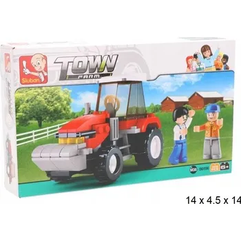 ostatní stavebnice STAVEBNICE SLUBAN FARMA 103 DÍLKŮ TRAKTOR FARMA ZEMĚDĚLSKÉ VOZIDLO