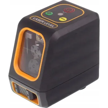 Měřící laser Laserová vodováha křížová, 15 m, pouzdro. Magnetická základna, 4 x baterie