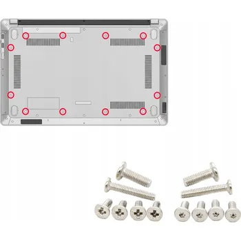 Šasi notebooku Kryt / Šasi notebooku IBM, Lenovo Śrubki O. Lenovo IdeaPad 5 15IIL05 Srebrne
