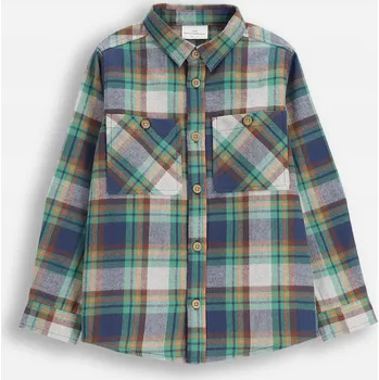 Pánská košile Coccodrillo dětská košile s dlouhým rukávem bavlna vícebarevná, velikost 116