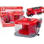 Hasičská myčka aut LEAN Toys se světelnými a zvukovými efekty