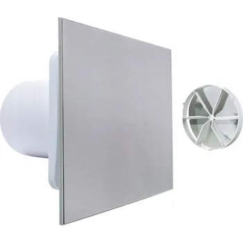 Domácí ventilátor Koupelnový ventilátor Ventika Czujnik wilgotności i timer panel aluminium 100 mm