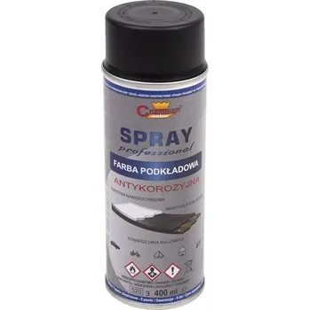 Barva ve spreji Barva sprej CHAMPION 400 ml černá RAL 9011