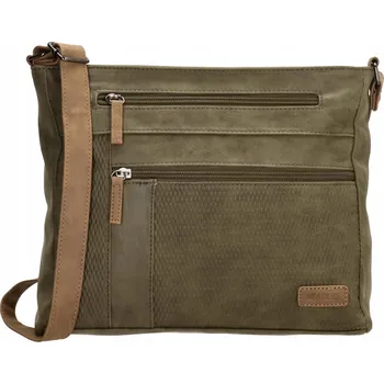 Kabelka Beagles kabelka přes rameno eko kůže zelená