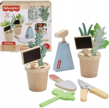 Hračka pro nejmenší Fisher-Price Dřevěná sada bylinek