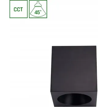 CHLOE COMPLETE PŘISAZENÉ SVÍTIDLO 7W CCT 230V 45ST IP20 UGR 19 90x90x100MM ČERNÉ