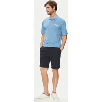 Pánské tričko Jack & Jones Polokošile Josh 12247387 Modrá Standard Fit M