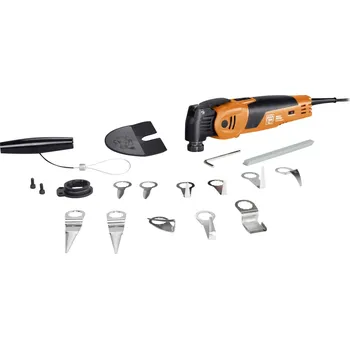 Frézka Fein Multimaster MM 700 1.7Q Bus a Truck multifunkční nářadí kufřík, 15dílná, 450 W, 72297064000