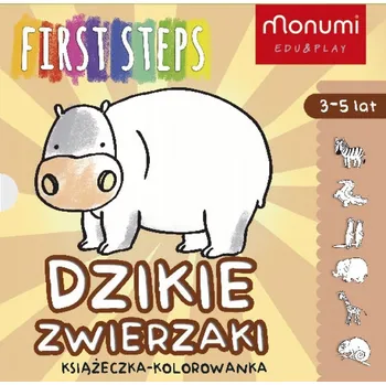 omalovánky DĚTSKÁ Kreativní omalovánka - Knížka k vybarvování DIVOKÁ ZVÍŘATA