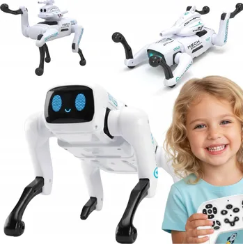 Robot Robotický pes AI hračka vzdělávací 20+ funkcí 3 možnosti ovládání střílení