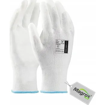 Pracovní oblečení Pracovní Rukavice Ochranné Bezešvé Rukavice Ardon Buck Bílé A9003 vel. 11