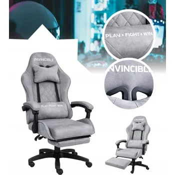 Herní křeslo Gordon G1175 semišové šedé