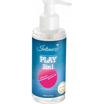 Lubrikační gel Lubrykant 2w1 do Seksu a masáž 150 ml Intimní Gel Rozpalující atmosféru