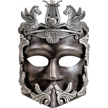 Karnevalová maska Maska na oči (benátská) Widmann plastová stříbrná