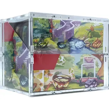 Sběratelství Akrylový box Pokémon Mini Tin Case Display Prismatic Evolutions (8x) (Case 8ks)