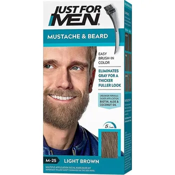 Péče o vousy M25 - Světle Hnědá - Just For Men Barva na Vousy obnovuje přirozenou barvu