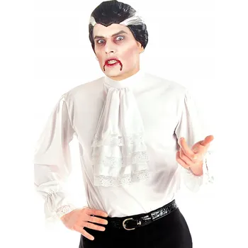 Pánská košile Košile upíra s krajkovým žabó – velikost M/L