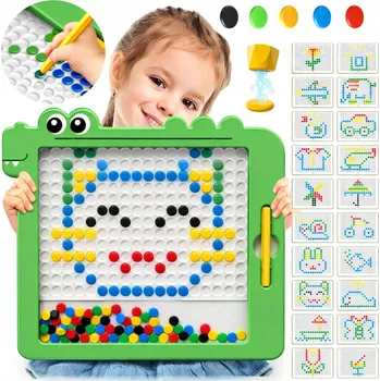 Magnetická kreslící tabulka WOOPIE Magnetická tabulka pro děti Montessori MagPad Dinosaurus