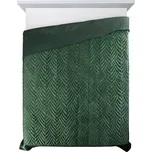 Přehoz na postel Eurofirany velur 220 cm x 240 cm zelený