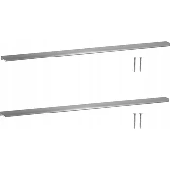 Nábytkové kování Nábytková Úchytka Hranová Moderní Hliníková Stříbrná 800 mm 2 kusy