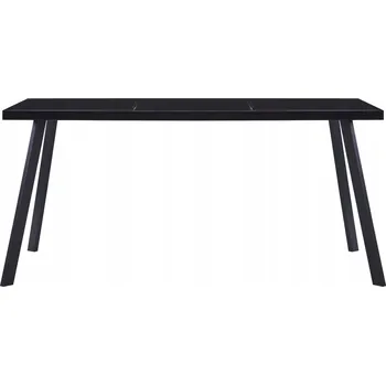 Jídelní stůl Kuchyňský stůl VidaXL čtvercový černý 90 x 90 x 75 cm