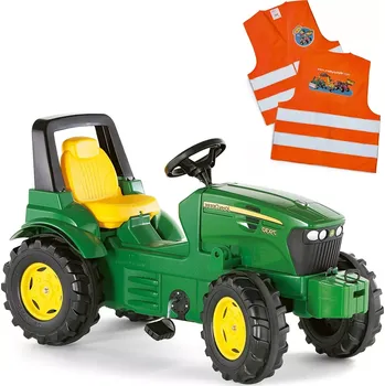 Dětské zboží Rolly Toys John Deere šlapací traktor + reflexní vesta pro děti zdarma