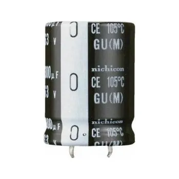 Kondenzátor Hliníkový elektrolytický kondenzátor 1800 μFμF 50 V dcV dc, Nasazovací Elektrolytický Nichicon