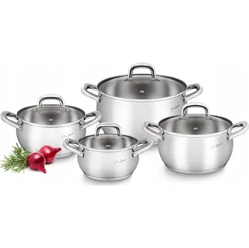 Hrnec Sada hrnců Lamart Shape nerezová ocel 4 ks