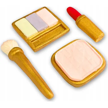 Party dekorace Cukrová figurka kosmetická sada 4ks