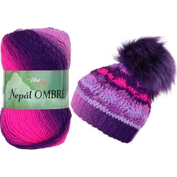 Příze Vlna-Hep Nepál Ombré