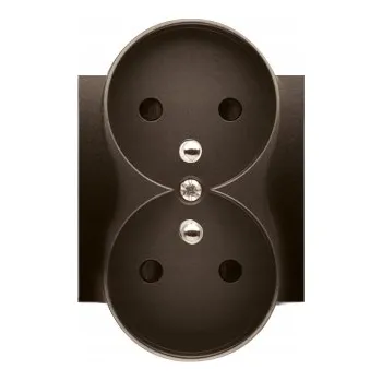 Elektrická zásuvka Kontakt-simon Elektrická Zásuvka - Simon Brown